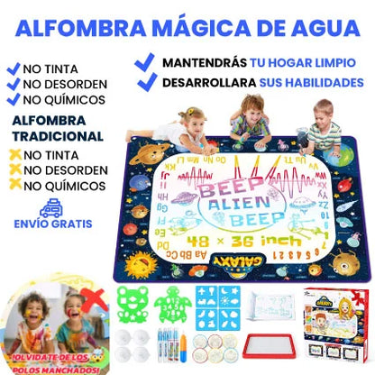 Alfombra mágica de agua