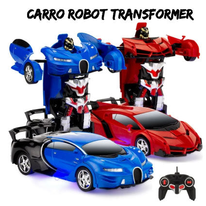 Carro Robot Transformable + Control Remoto