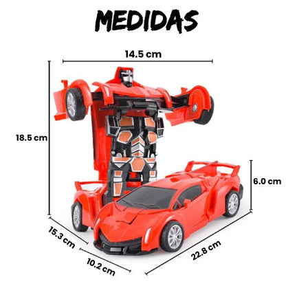 Carro Robot Transformable + Control Remoto